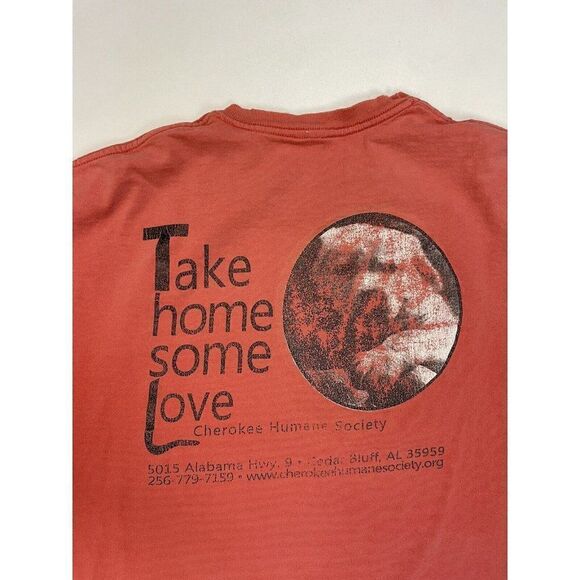VINTAGE Dog Adoptation Center Cherokee Humane Society Alabama T-shirt Men XL - Picture 2 of 8